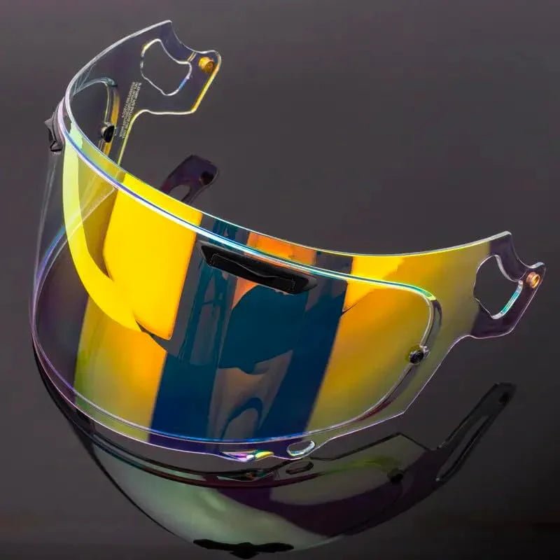 The Helmet Shop VAS-V MAX Vision Revo Gold Mirror Replacement Visor for Arai Corsair-X, Signet-X, Quantum-X, DT-X, Defiant-X & Regent-X Helmets – Pinlock-Ready