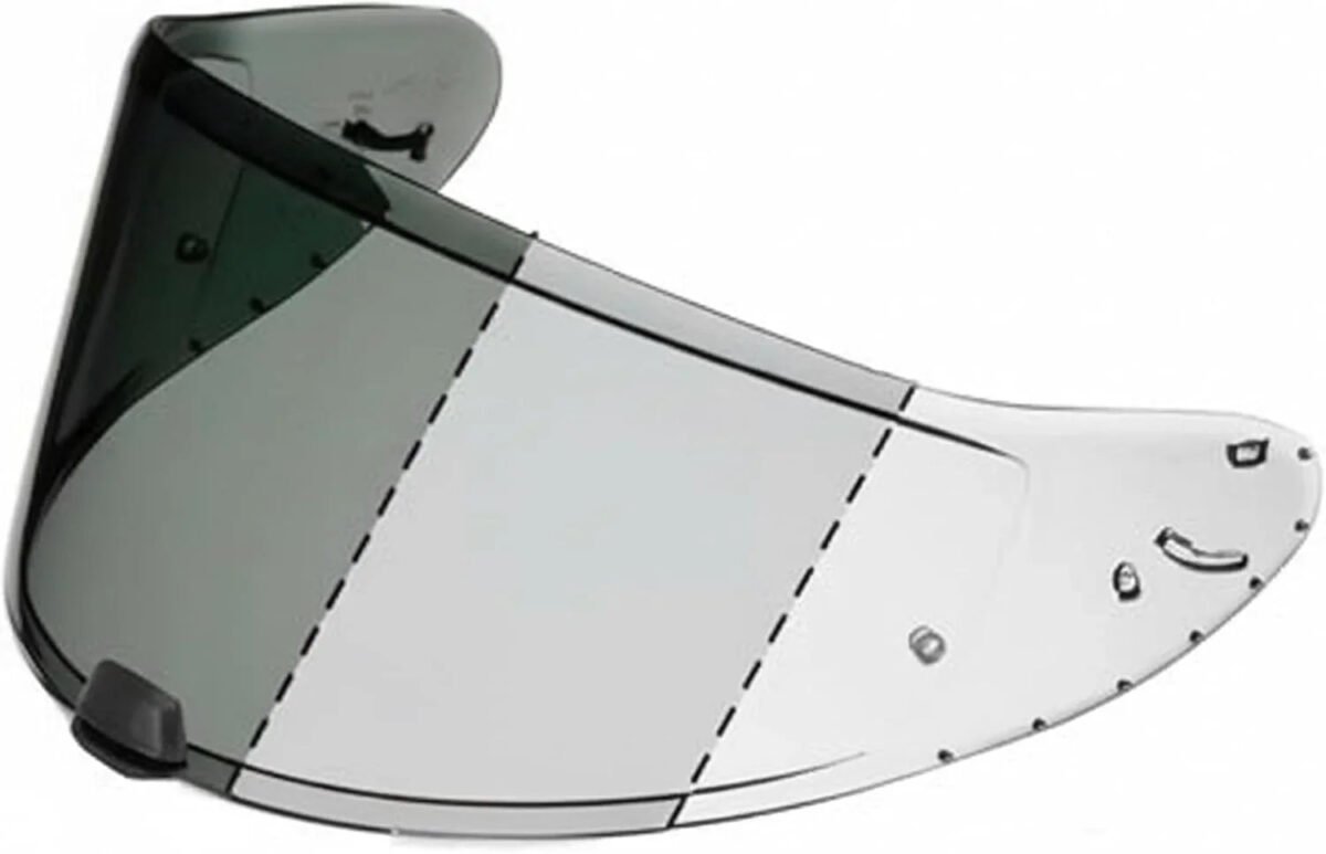 The Helmet Shop HJ-31 Photochromic Motorcycle Helmet Visor Compatible with HJC i10 & i70 – Pinlock-Ready Replacement Shield | Transitions Clear to Smoke | UV Protected