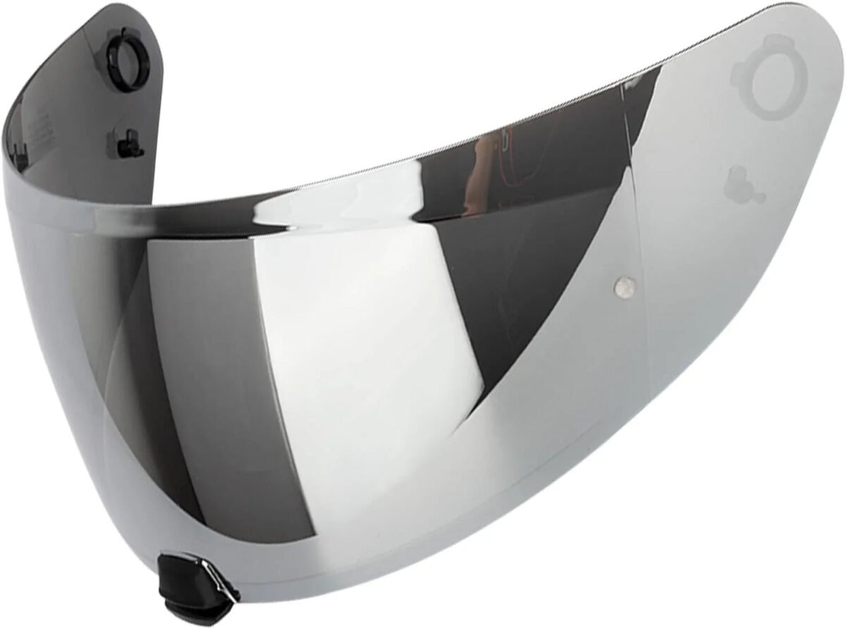 The Helmet Shop HJ-31 Silver Mirror Motorcycle Helmet Visor Compatible with HJC i10 & i70 – Pinlock-Ready Replacement Shield | Optically Correct, UV Protected