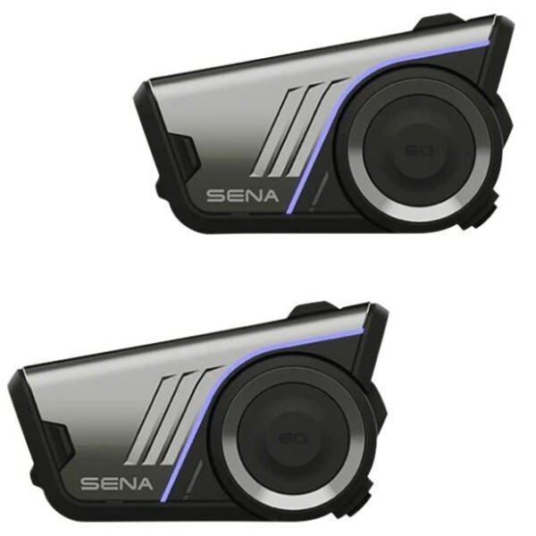 SENA 60S EVO Bluetooth Intercom Helmet Headset Sound by BOSE- DUAL Pack
