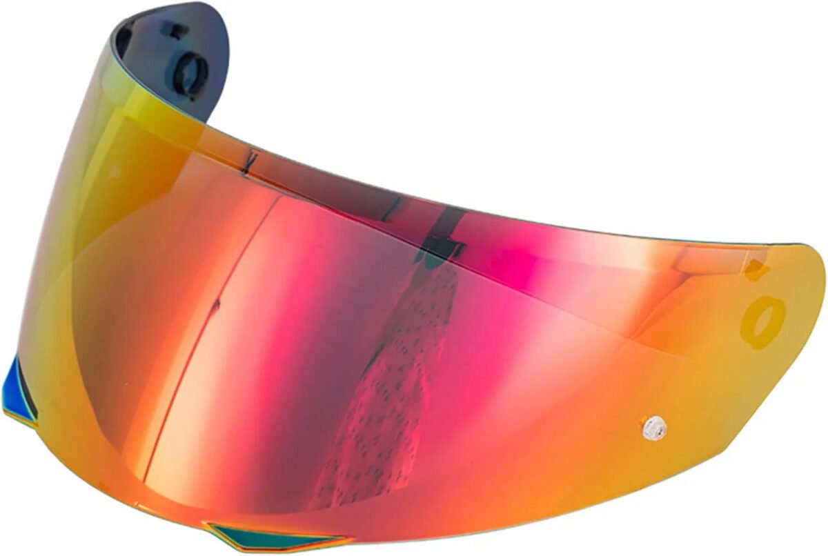 The Helmet Shop HJ-33 Revo Gold Mirror Motorcycle Helmet Visor Compatible with HJC i90, i91 & Harley Modular Helmets – Pinlock-Ready Replacement Shield | Optically Correct, UV Protected