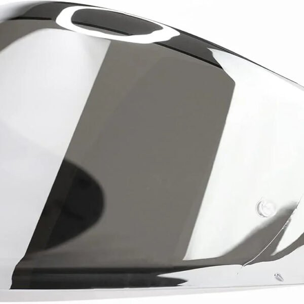 The Helmet Shop CWR-F2 Chrome Silver Mirror Replacement Visor for Shoei RF-1400, NXR 2 & Z8 Helmets – Pinlock-Ready | Shatter & Scratch Resistant Polycarbonate | 99% UV Protection