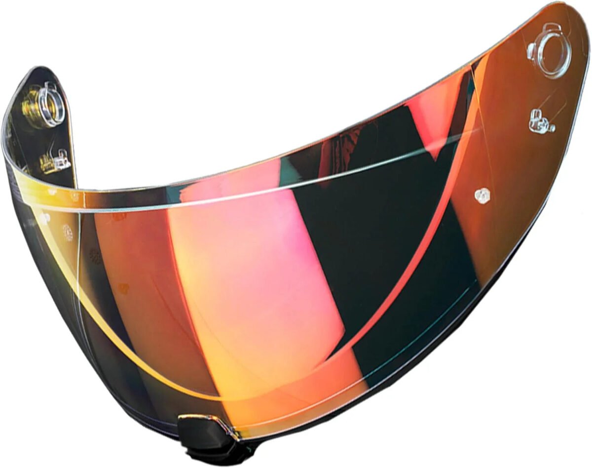 The Helmet Shop HJ-31 Revo Gold Mirror Motorcycle Helmet Visor Compatible with HJC i10 & i70 – Pinlock-Ready Replacement Shield | Optically Correct, UV Protected