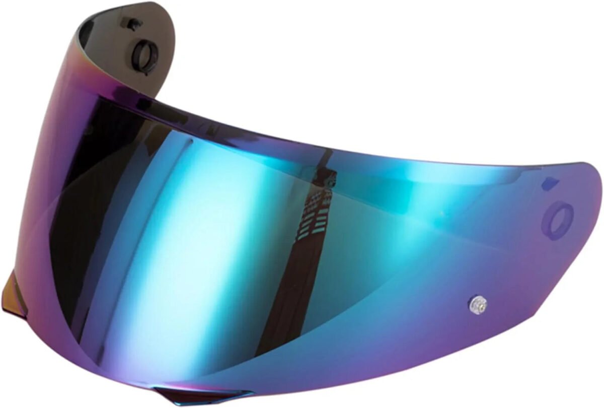 The Helmet Shop HJ-33 Rainbow Mirror Motorcycle Helmet Visor Compatible with HJC i90, i91 & Harley Modular Helmets – Pinlock-Ready Replacement Shield | Optically Correct, UV Protected