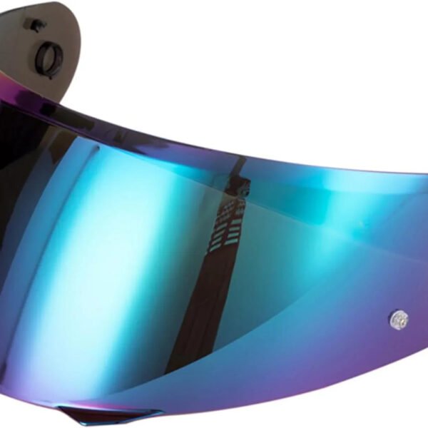 The Helmet Shop HJ-33 Rainbow Mirror Motorcycle Helmet Visor Compatible with HJC i90, i91 & Harley Modular Helmets – Pinlock-Ready Replacement Shield | Optically Correct, UV Protected