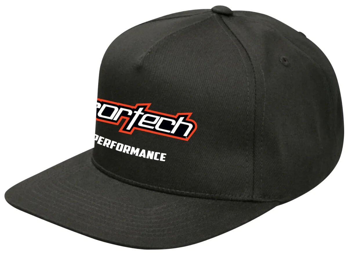 TOURMASTER CORTECH LOGO HAT BLACK