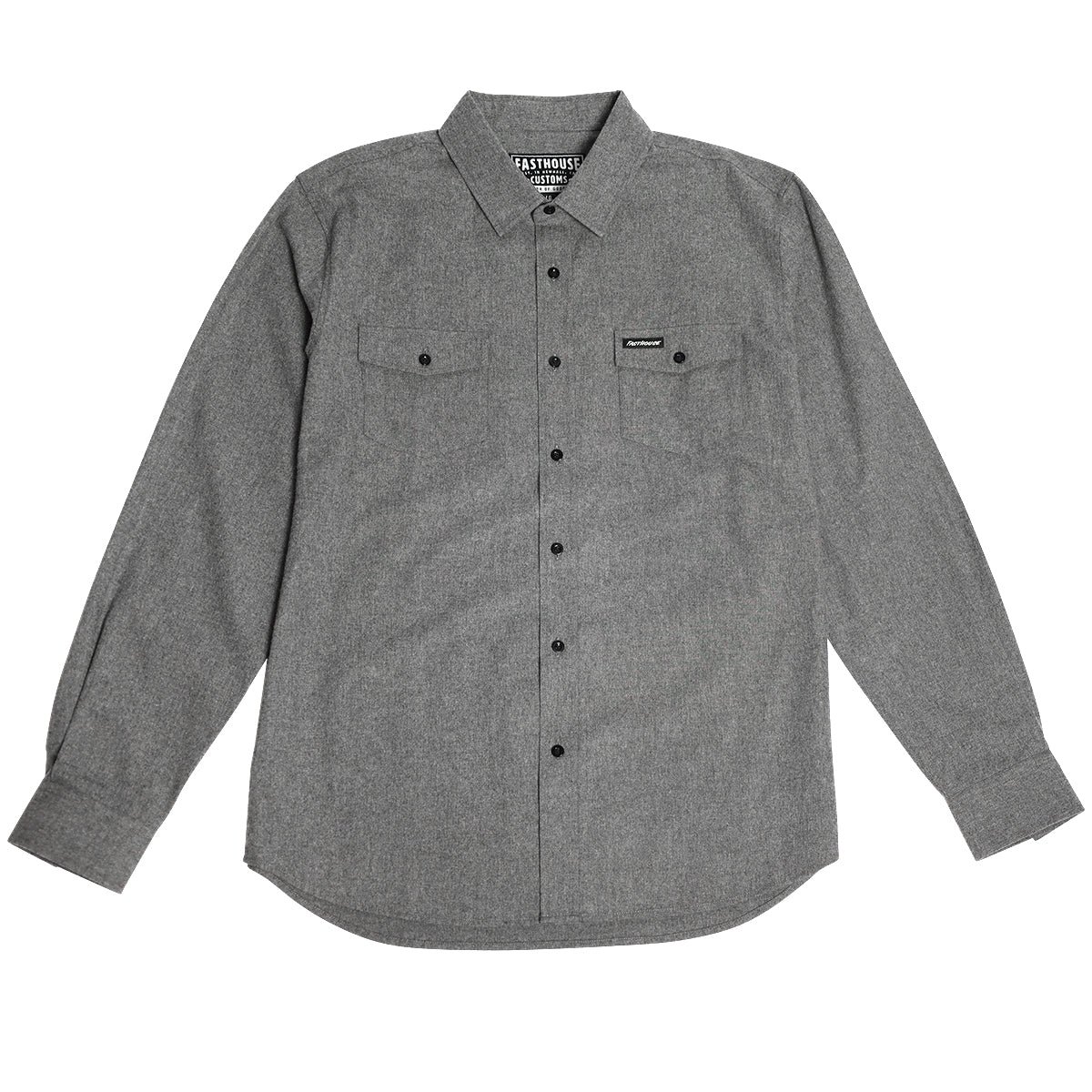 Fasthouse Sat Special Flannel Charcoal