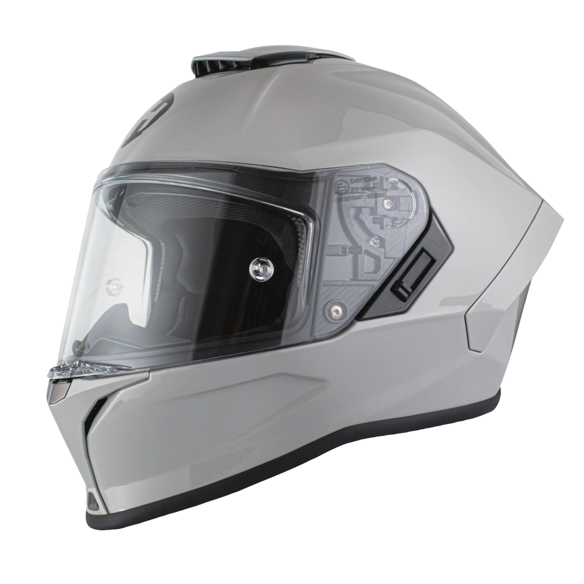 D.O.T. & ECE Daytona Viper Full Face Helmet- Cool Grey
