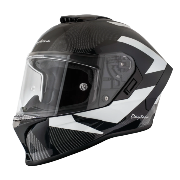 D.O.T. & ECE Daytona Viper Full Face Helmet- W/ Panda
